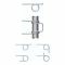 Dubbelgewikkelde torsieveer ø 4X28X25X2-52301305
